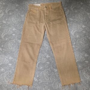 GAP Tan Cheeky Straight High Rise (Size 6, 28" Length)